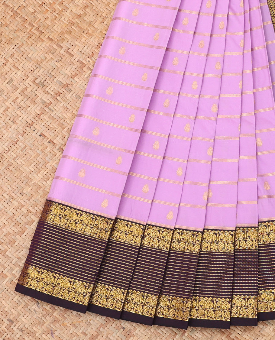 Lavender Budget Silk Saree