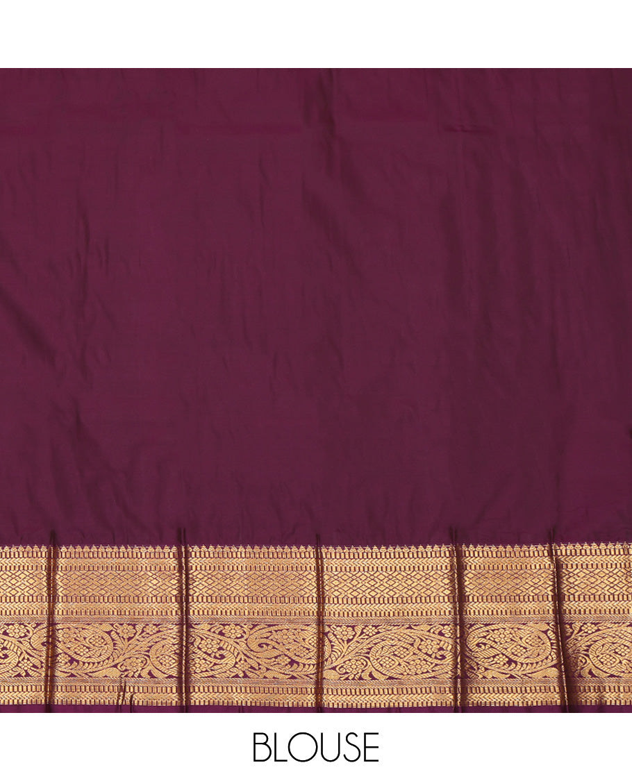 Baby Pink Budget Silk Saree