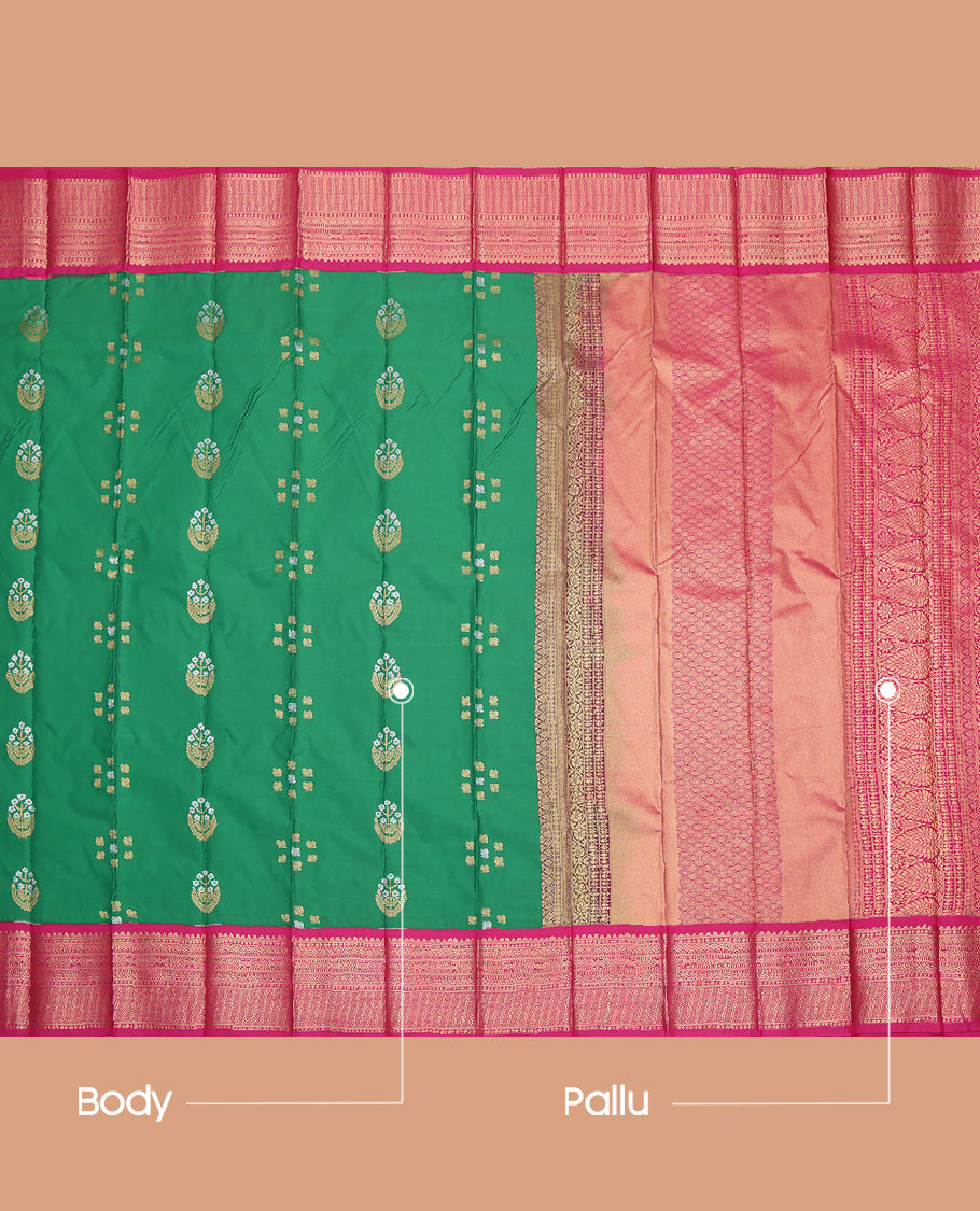 Green Budget Silk Saree