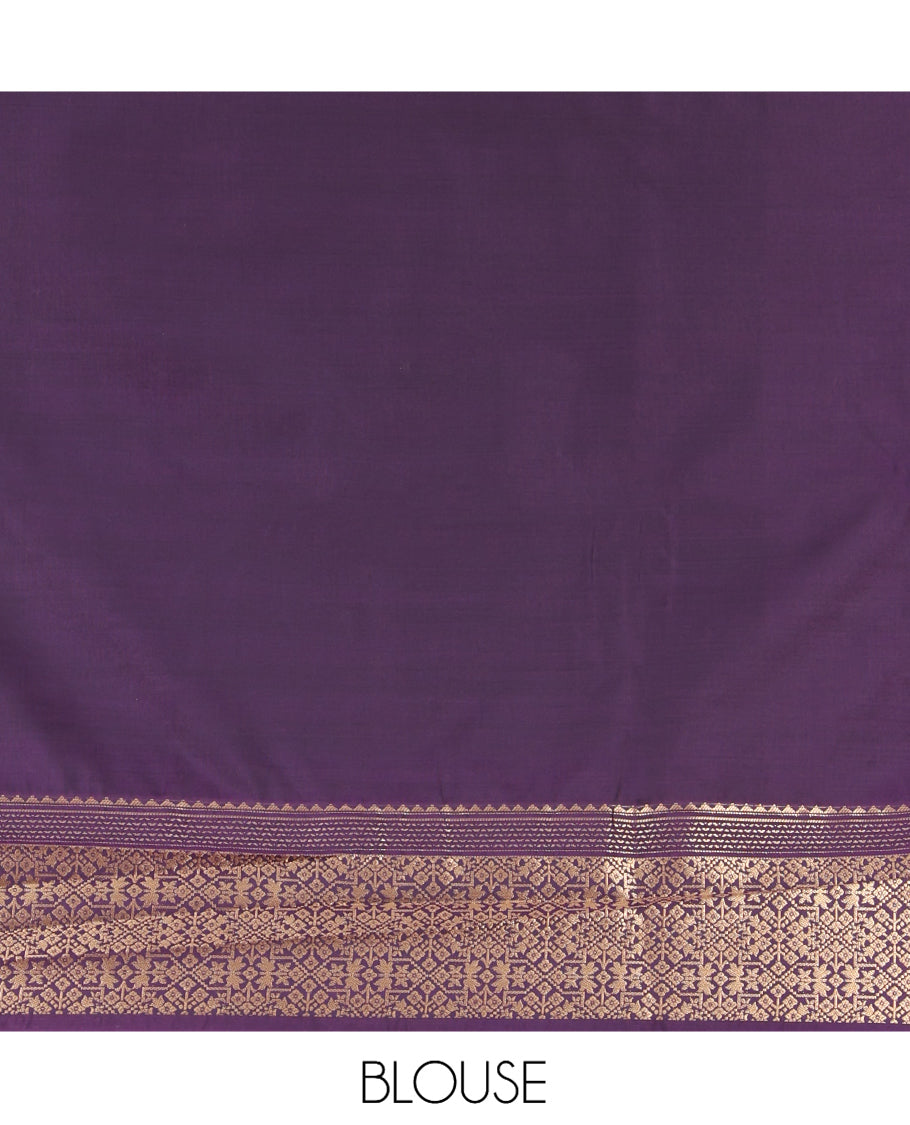 Green Geometric Design Budget Silk Saree