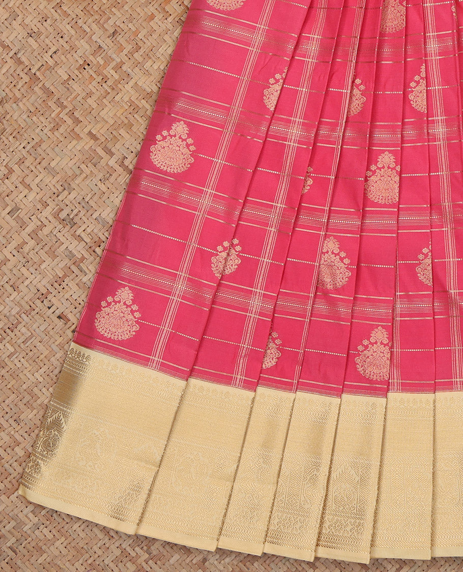 Pink Budget Silk Saree