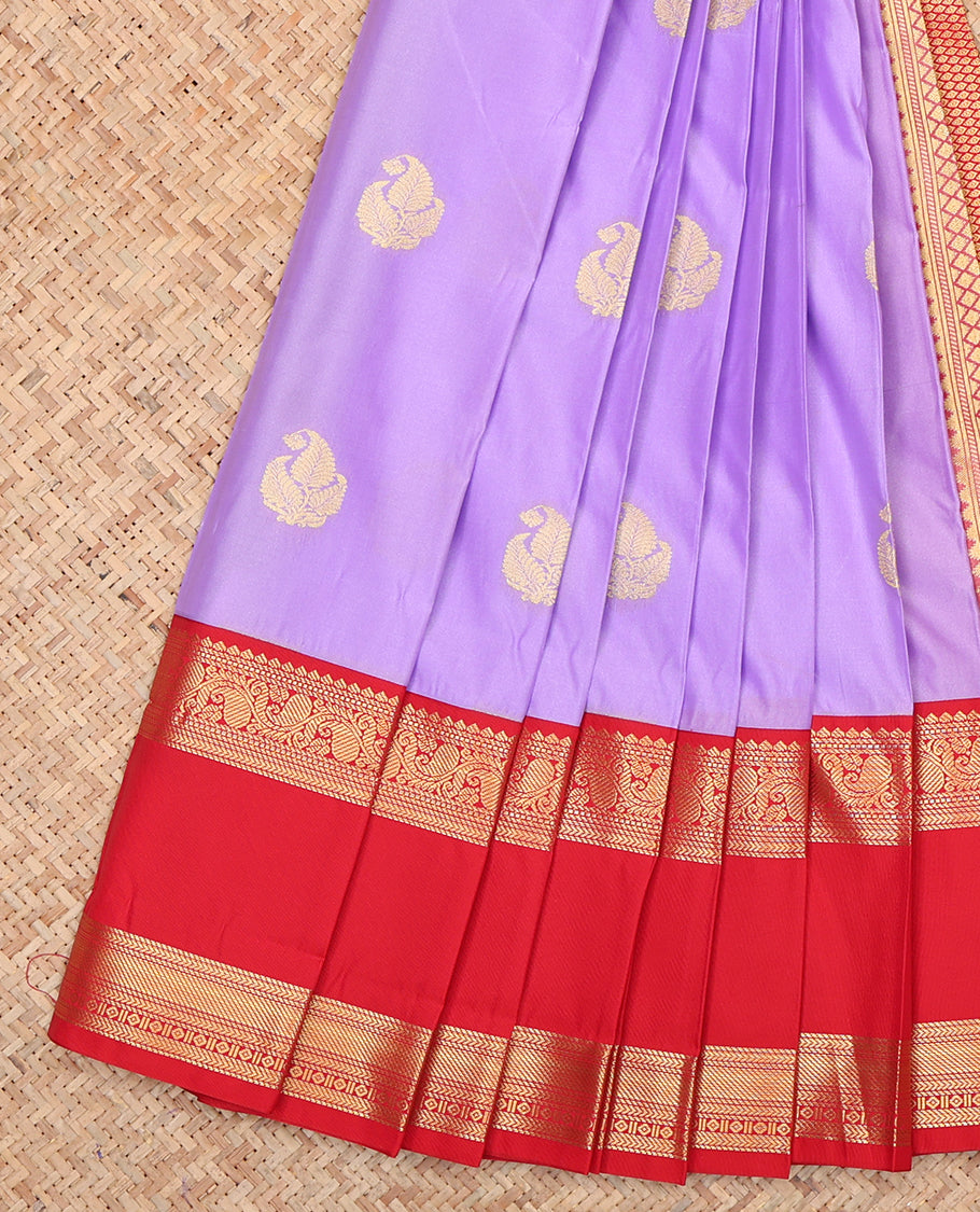 Lavender Budget Silk Saree