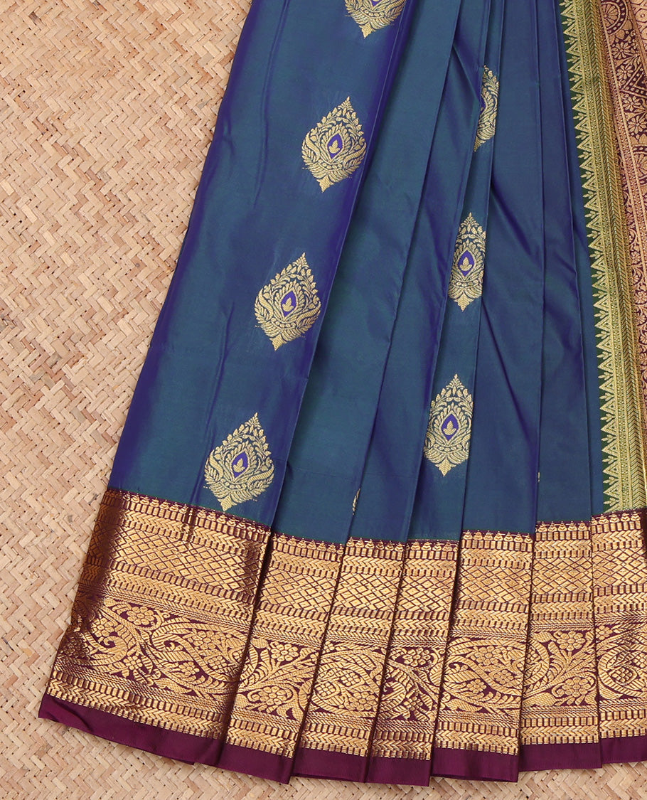 Blue Budget Silk Saree
