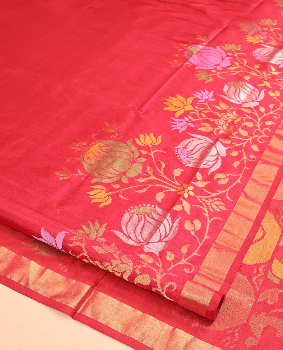 Red Uppada Silk Saree