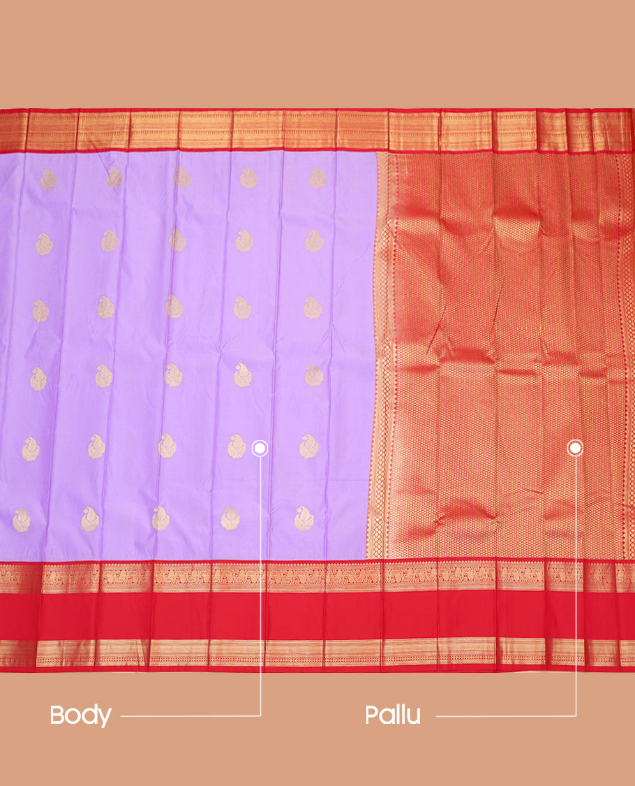Lavender Budget Silk Saree