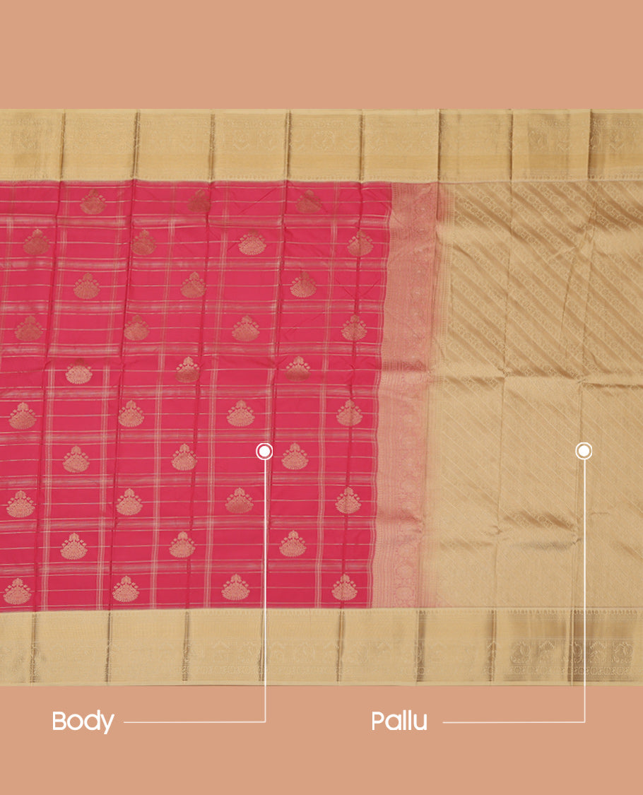 Pink Budget Silk Saree