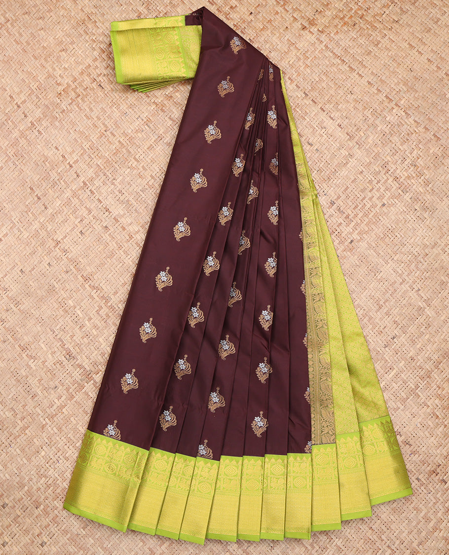 Brown Budget Silk Saree
