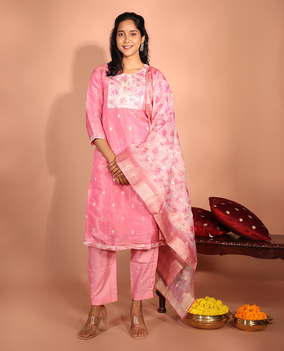 Pink Tissue Readymade Suit
