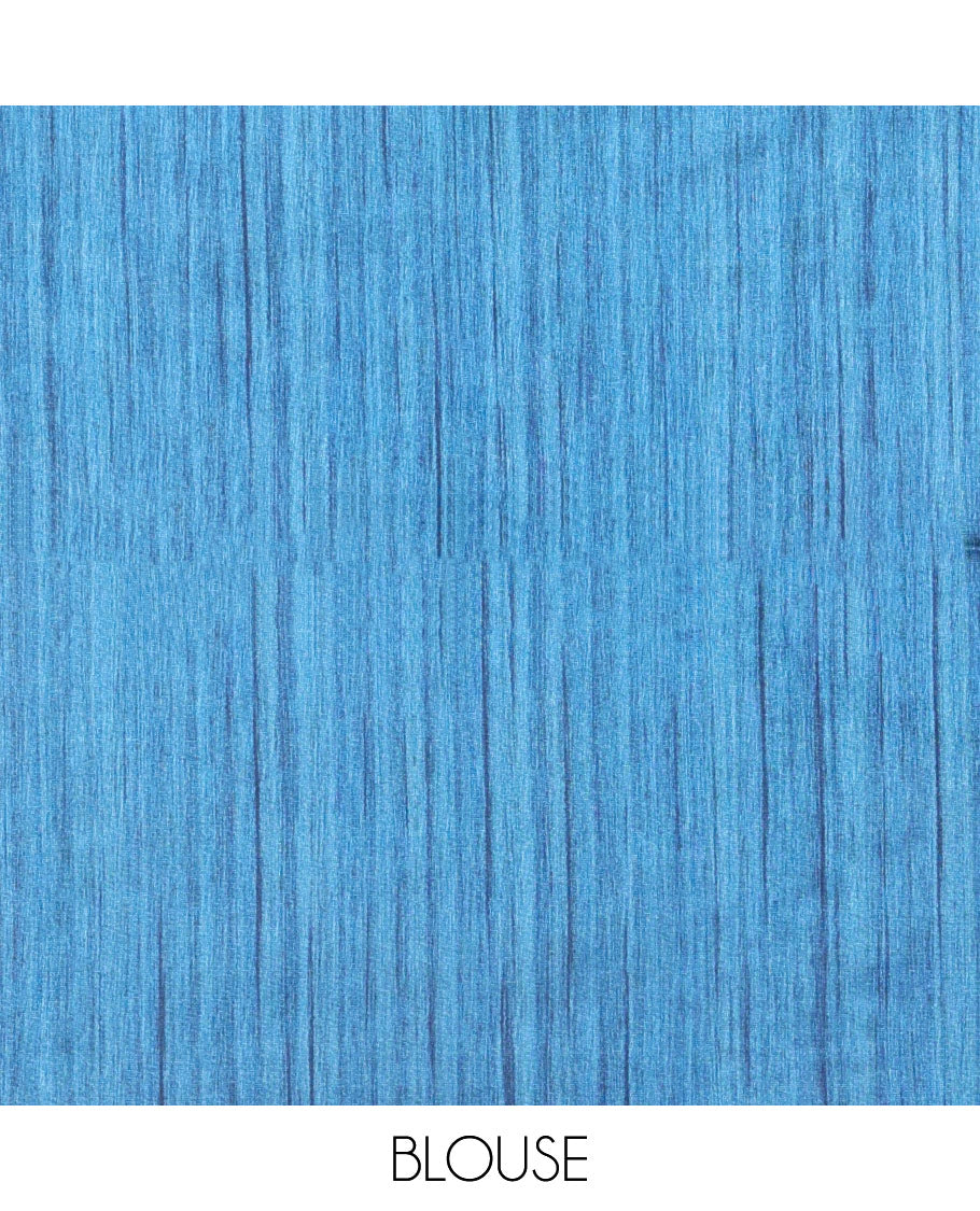 Mustard full plain katan silk saree, contrast temple border, odisha style printed pallu, and contrast plain blouse