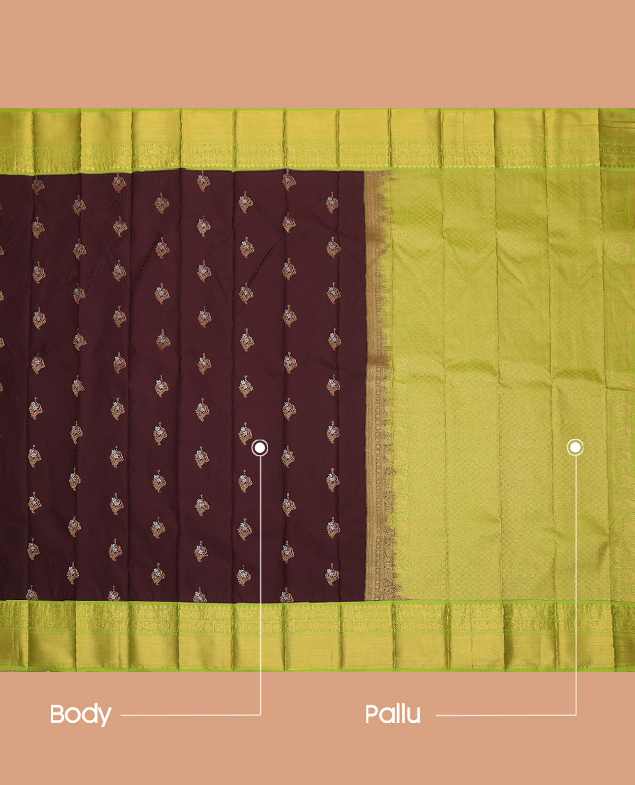 Brown Budget Silk Saree