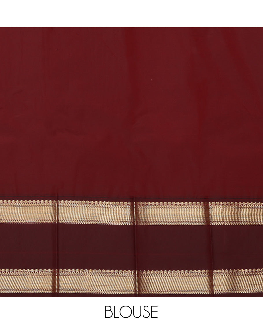 Orange Budget Silk Saree