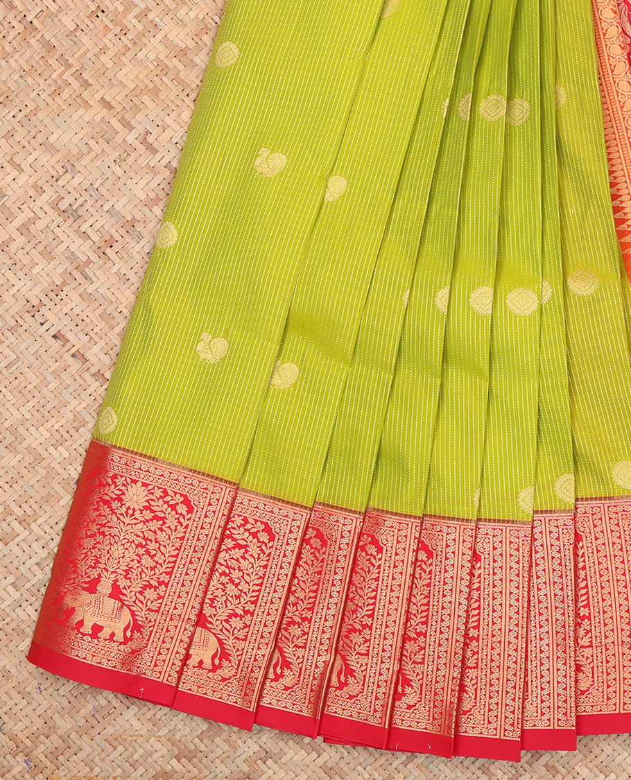 Green Budget Silk Saree