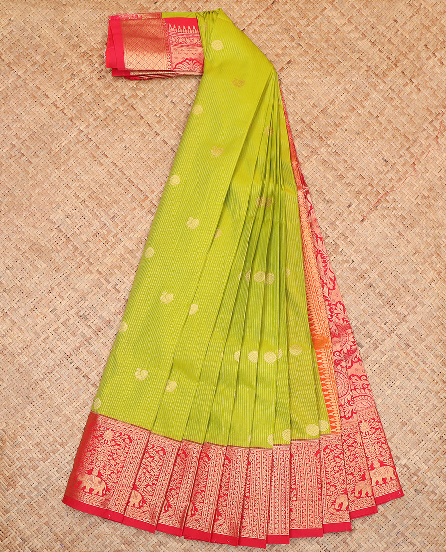 Green Budget Silk Saree