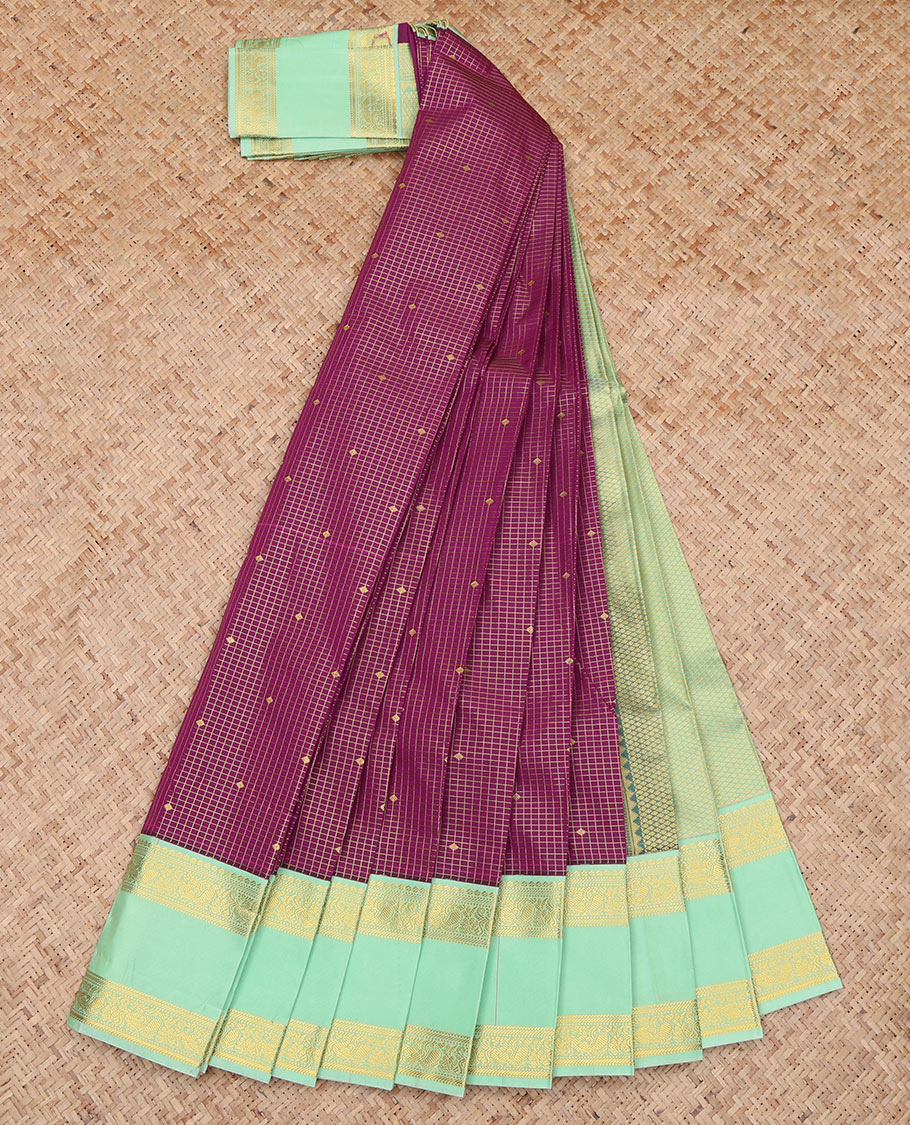Purple Budget Silk Saree