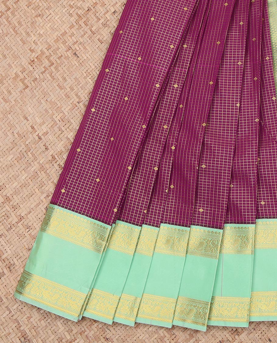 Purple Budget Silk Saree