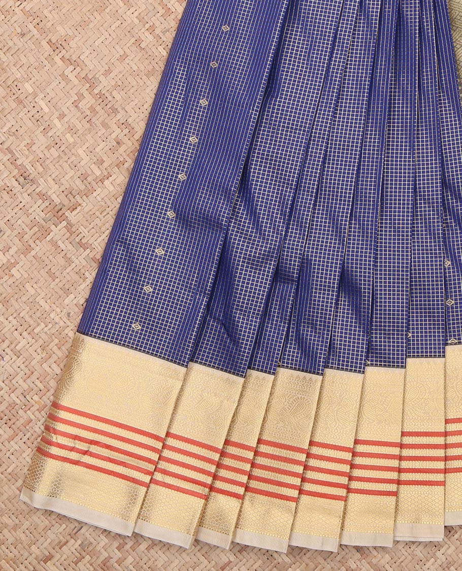 Blue Budget Silk Saree