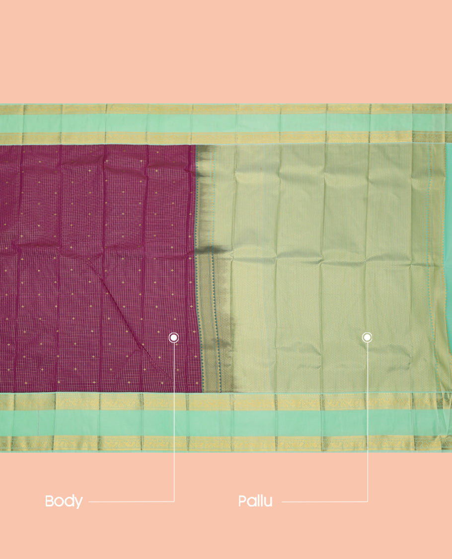 Purple Budget Silk Saree