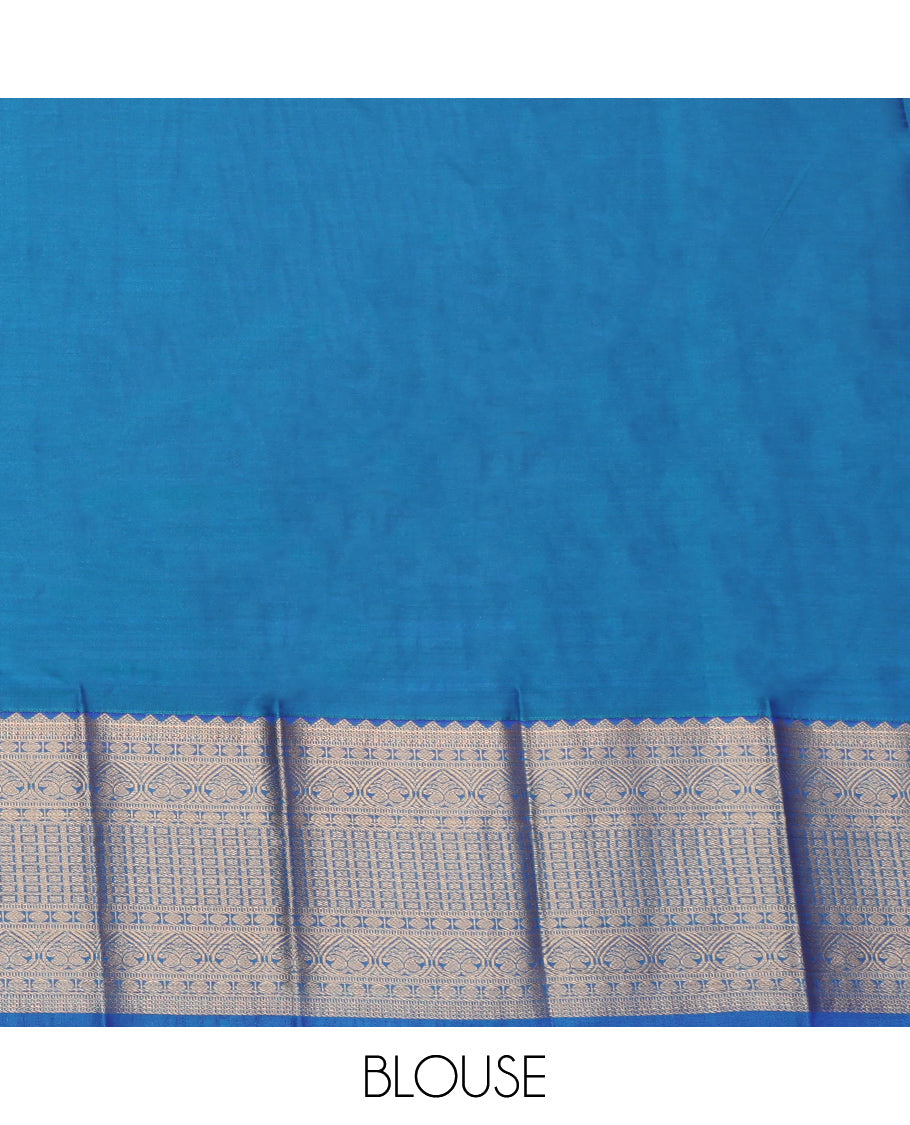Green Leaf Butta Budget Silk Saree