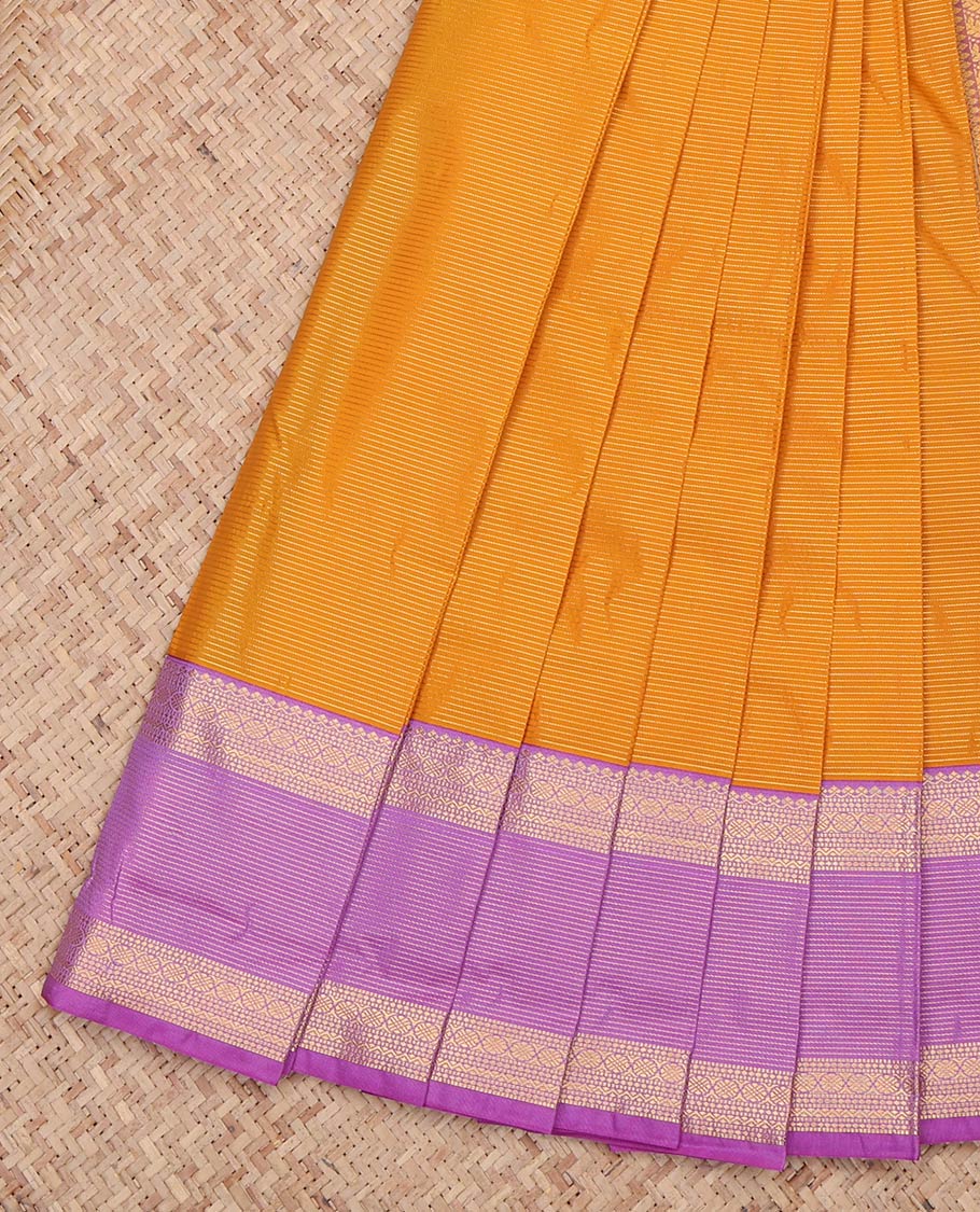 Orange Budget Silk Saree