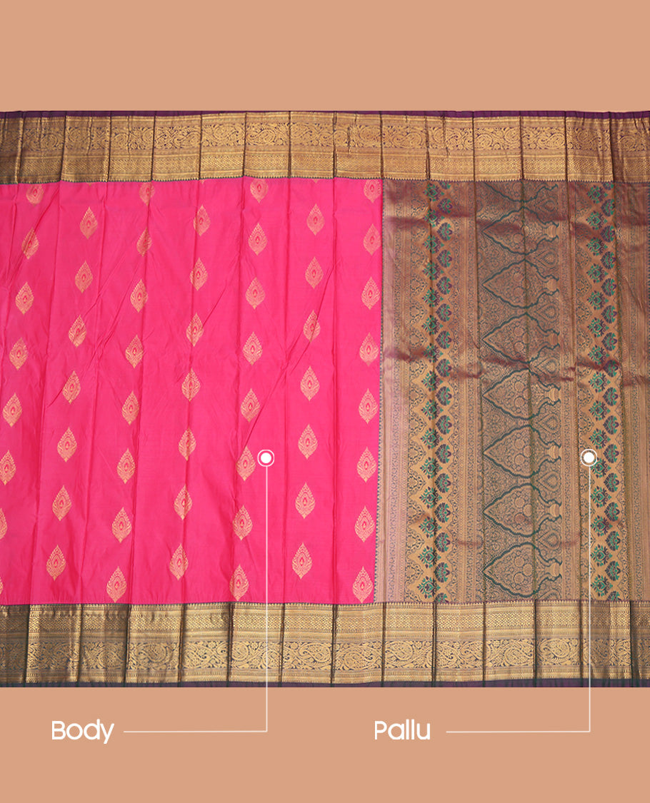 Pink Budget Silk Saree