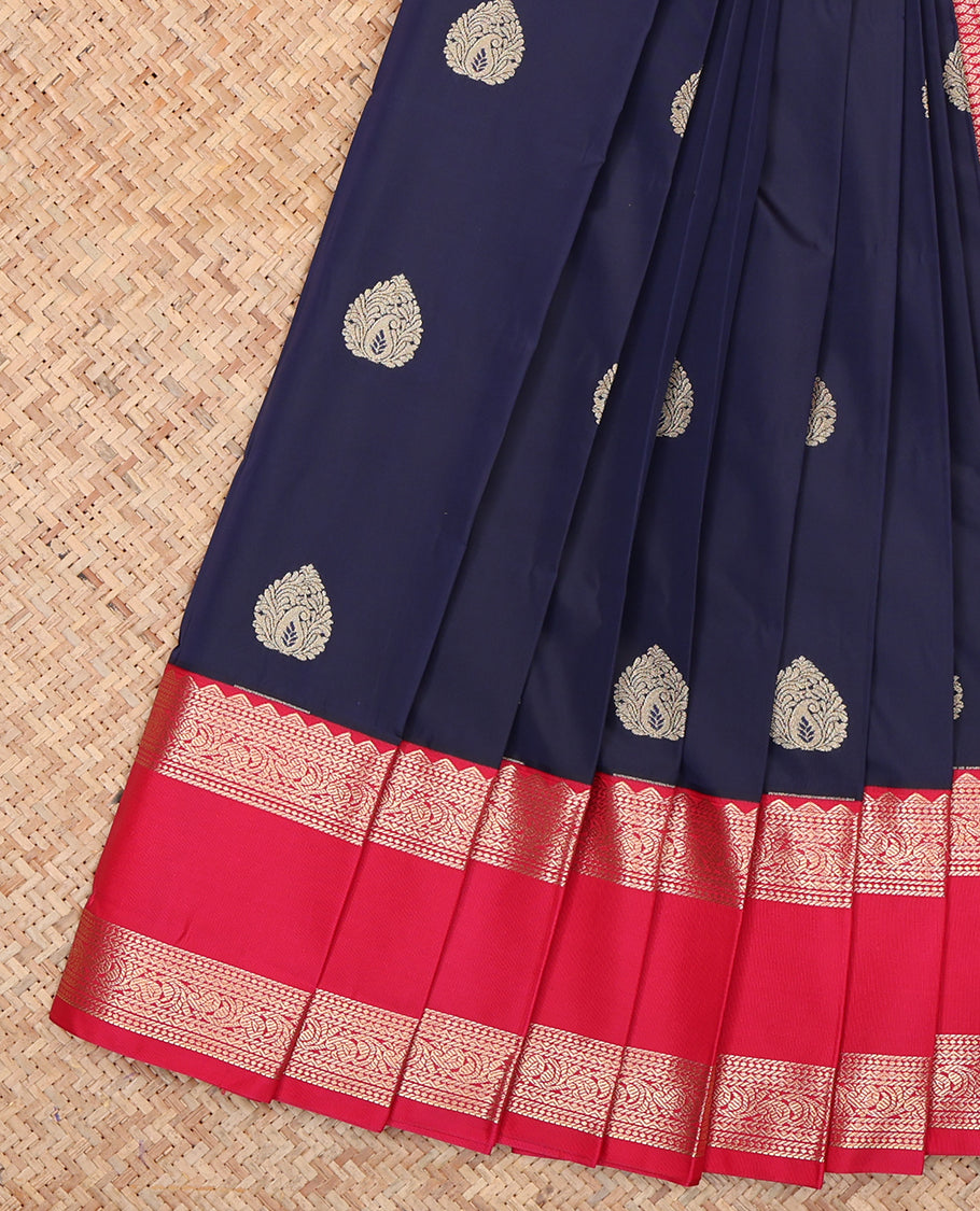 Blue Budget Silk Saree