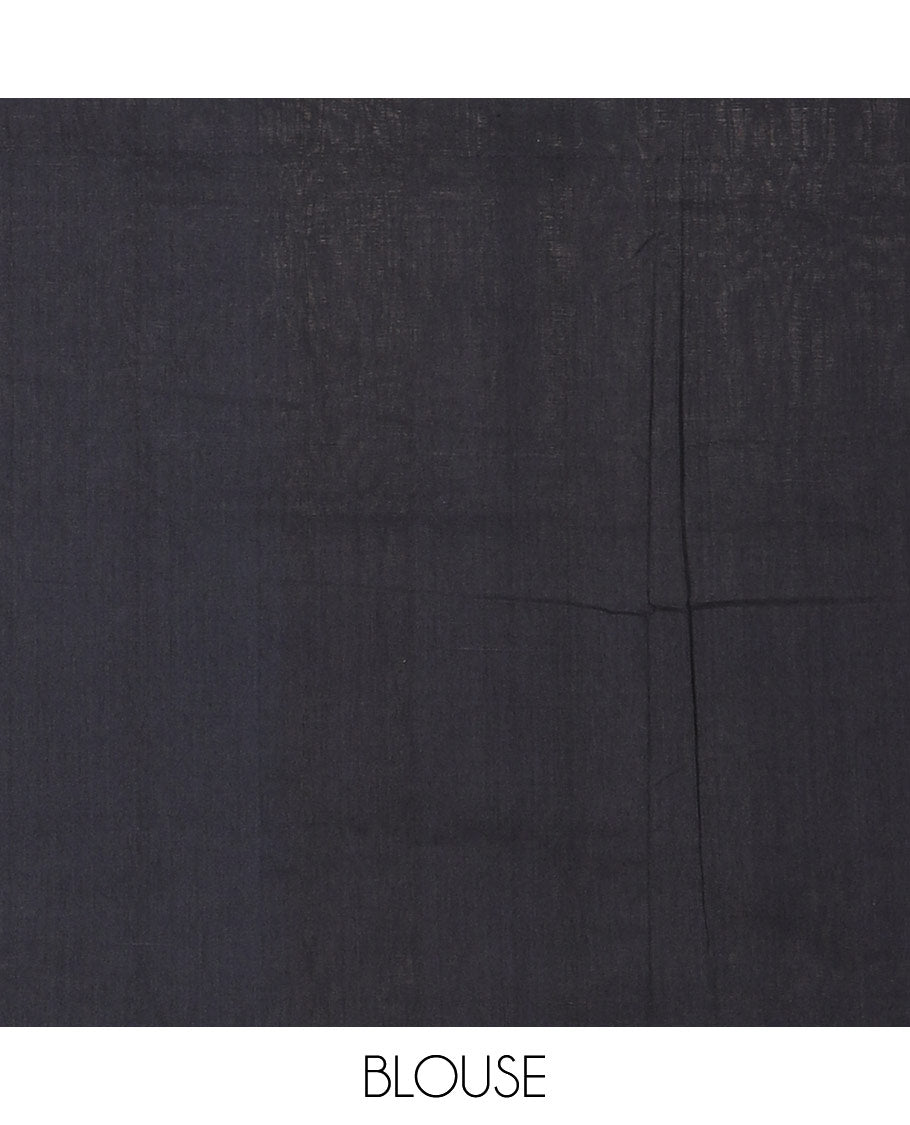 Half-white argyle design Pochampally ikkat saree, contrast ikkat border, and ikkat design pallu