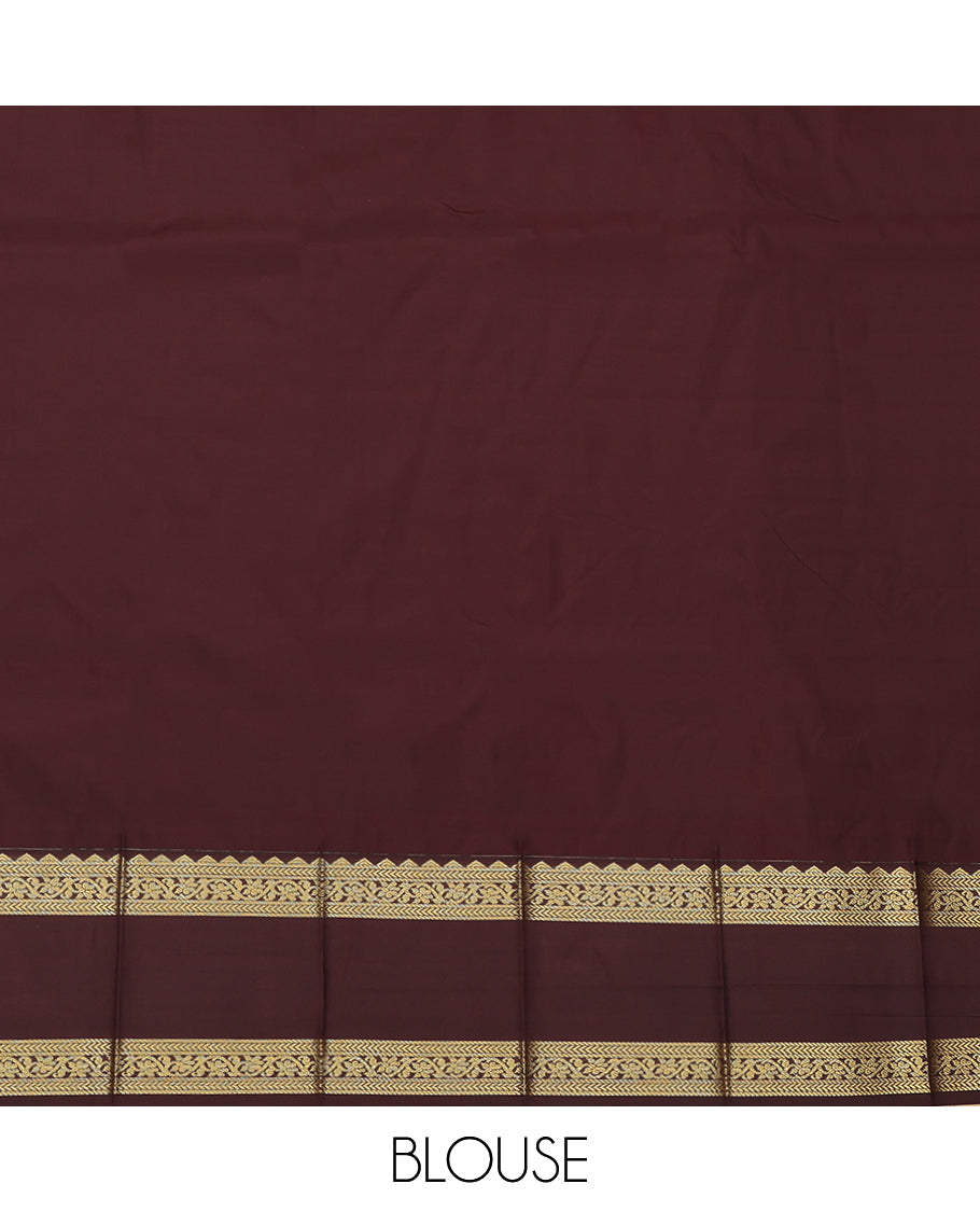 Orange Budget Silk Saree