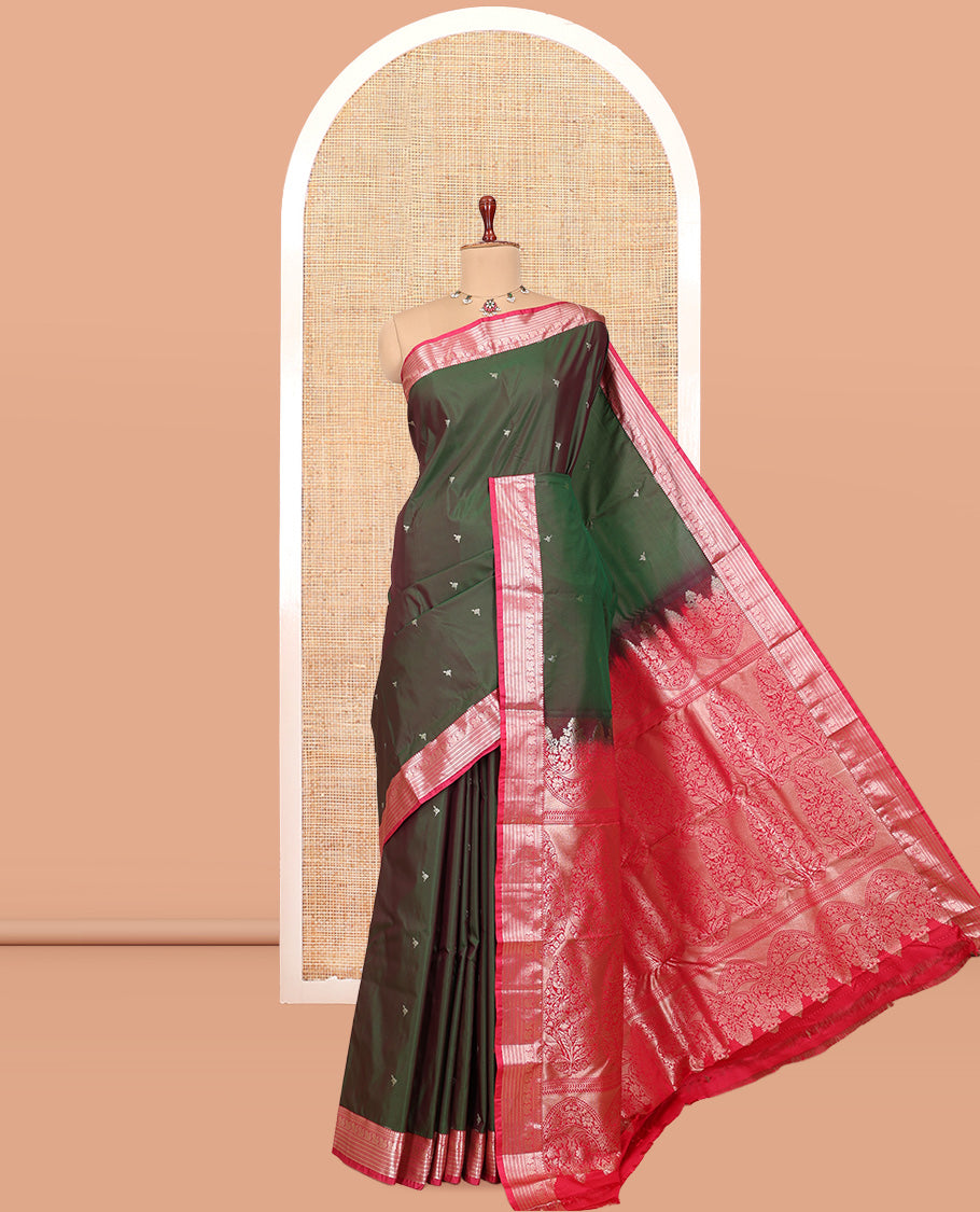 Green Budget Silk Saree