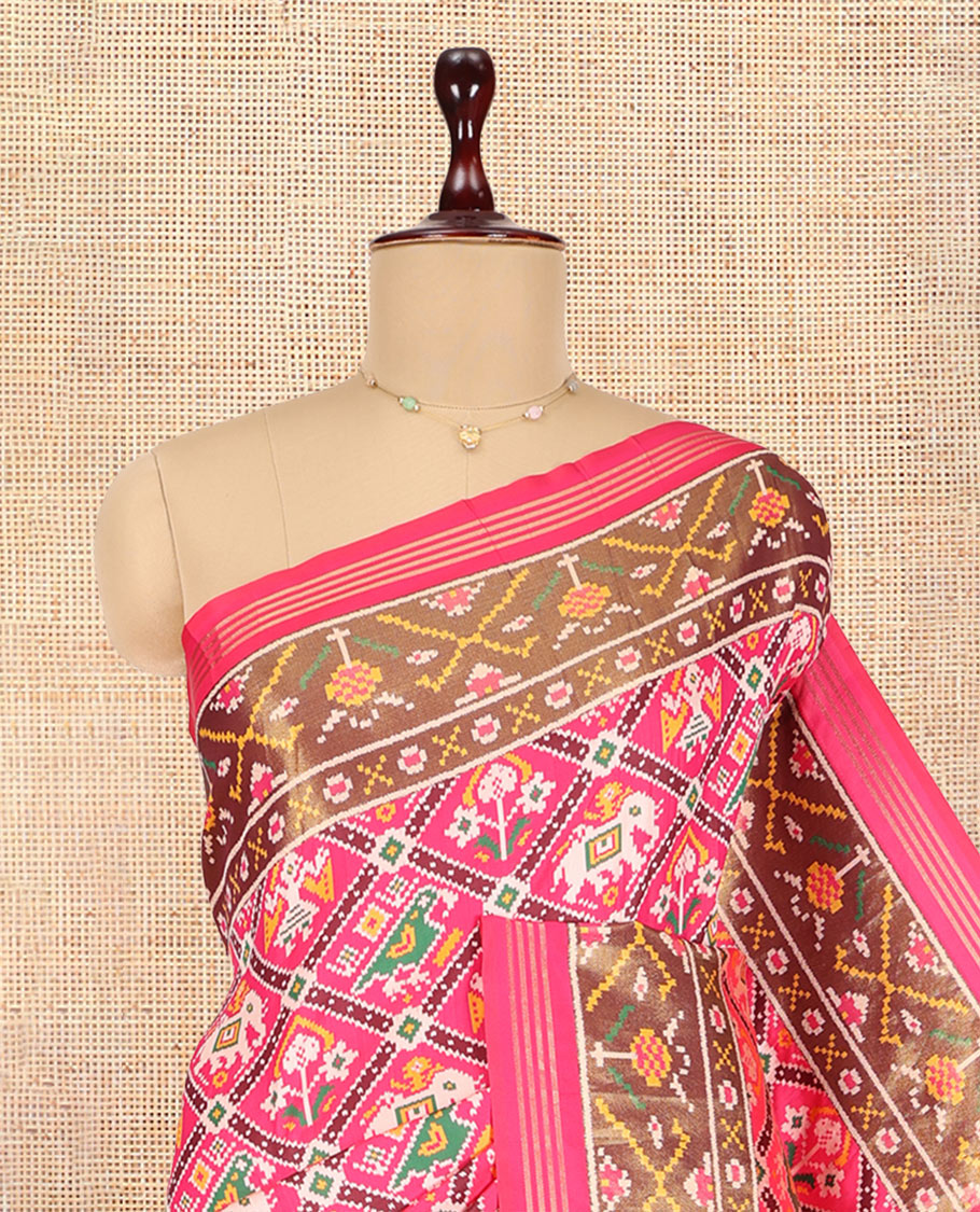 Fuchsia Pink Fancy Patola Saree