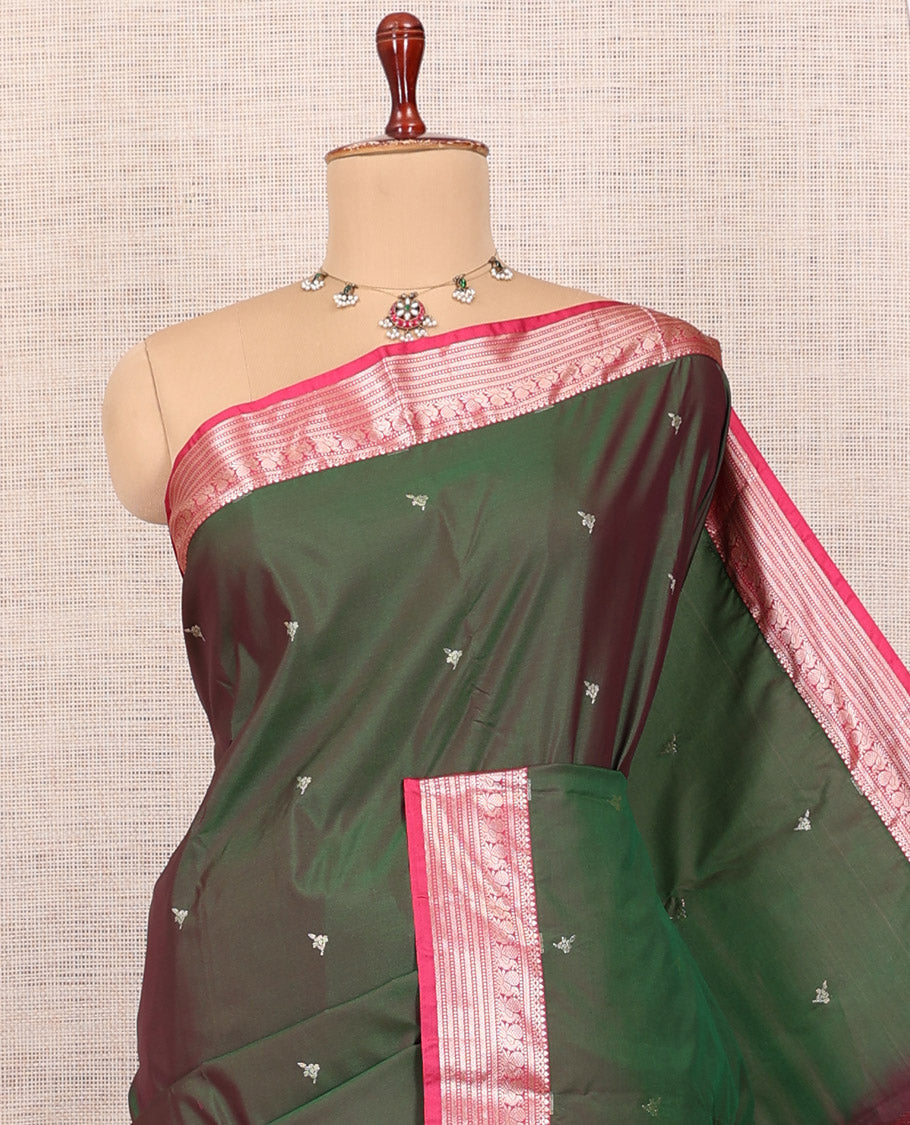 Green Budget Silk Saree