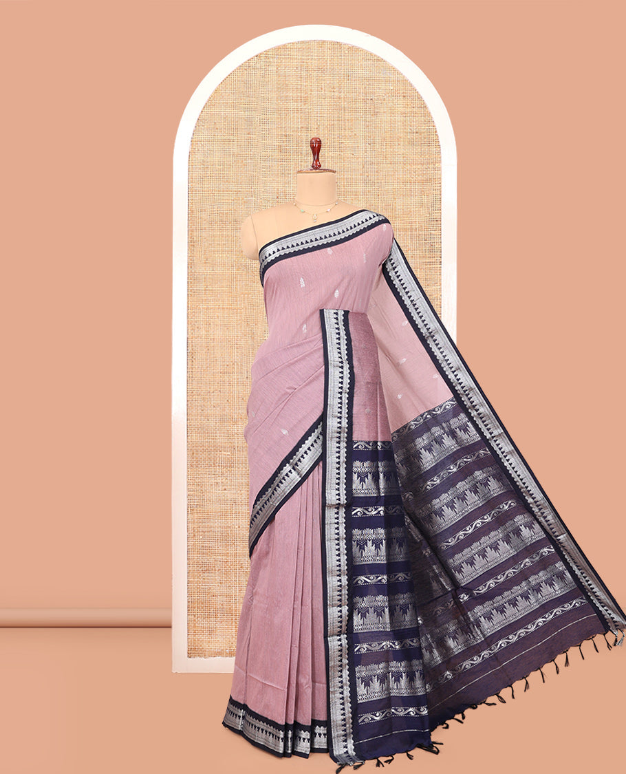 Pale Pink Kalyani Cotton Saree