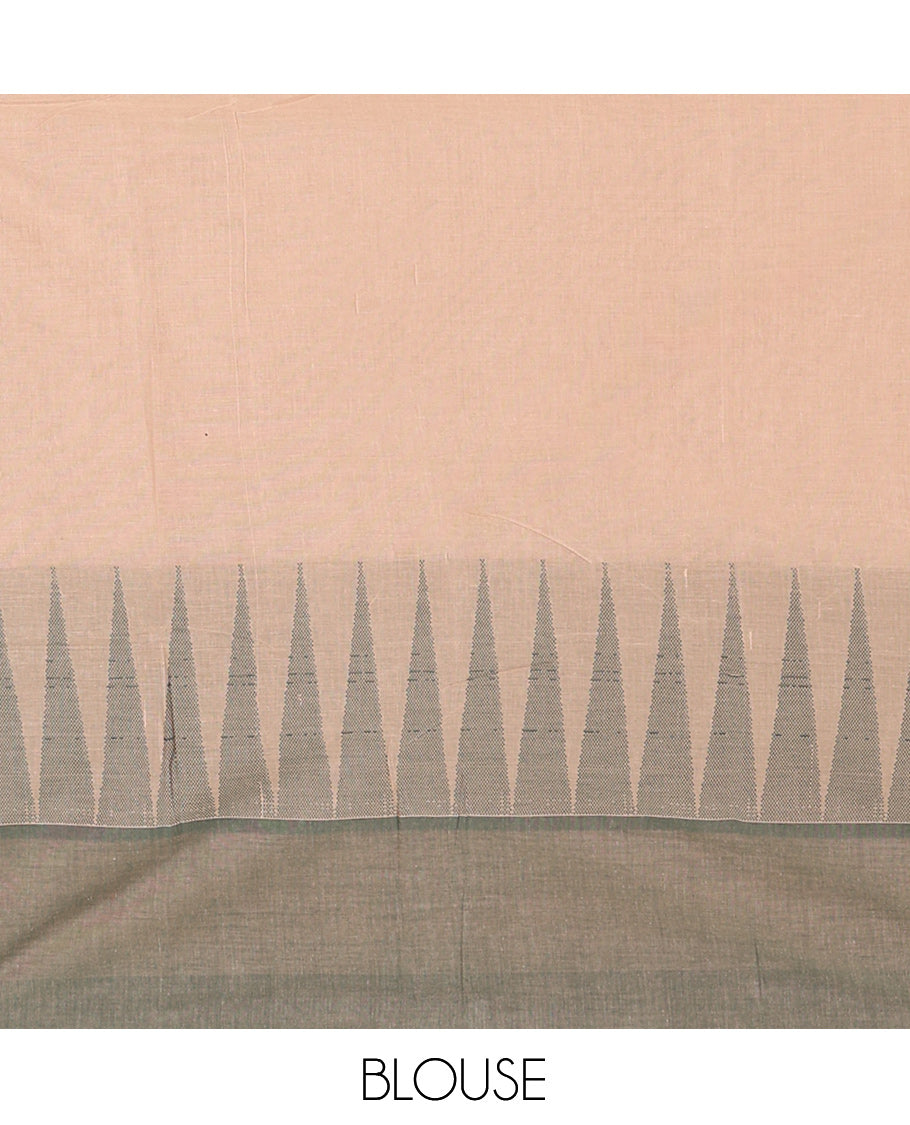Chikku Plain Cotton Saree