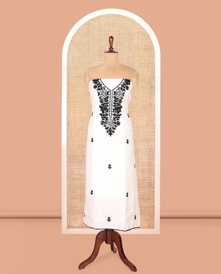 Milk White Chudidar Material