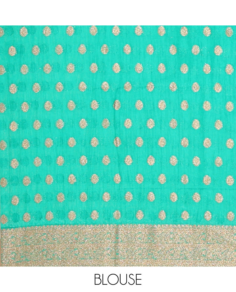 Green Fancy Crepe Saree