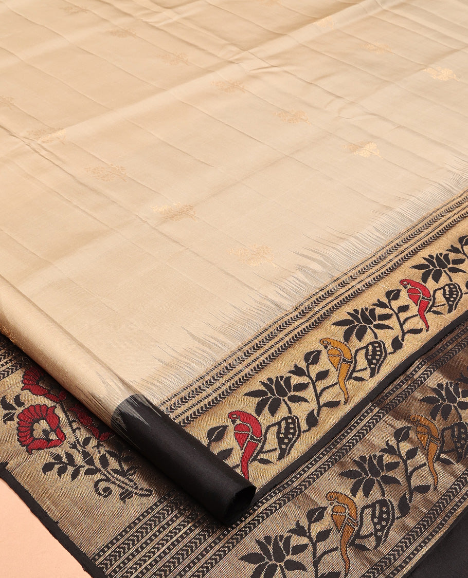Light Sandal Mayuri Soft Silk Saree