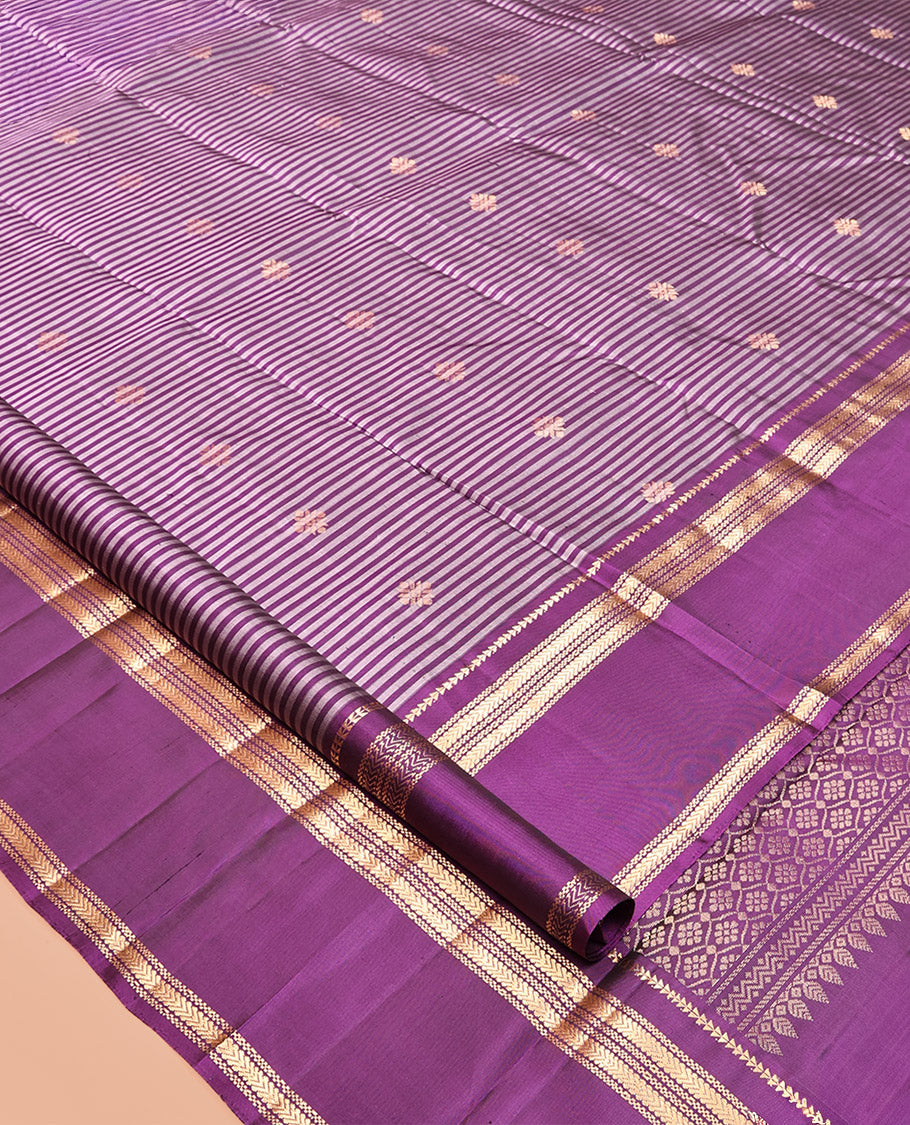 Violet Mayuri Soft Silk Saree