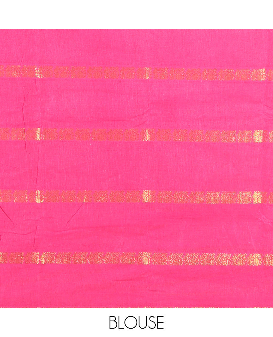 Blue Sungudi Cotton Saree