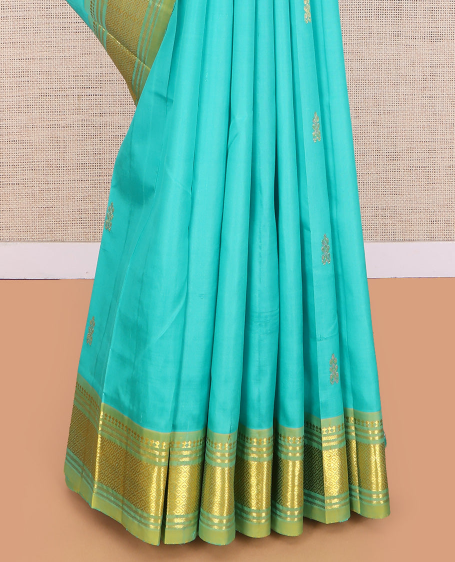 Blue Kanchipuram Silk Saree