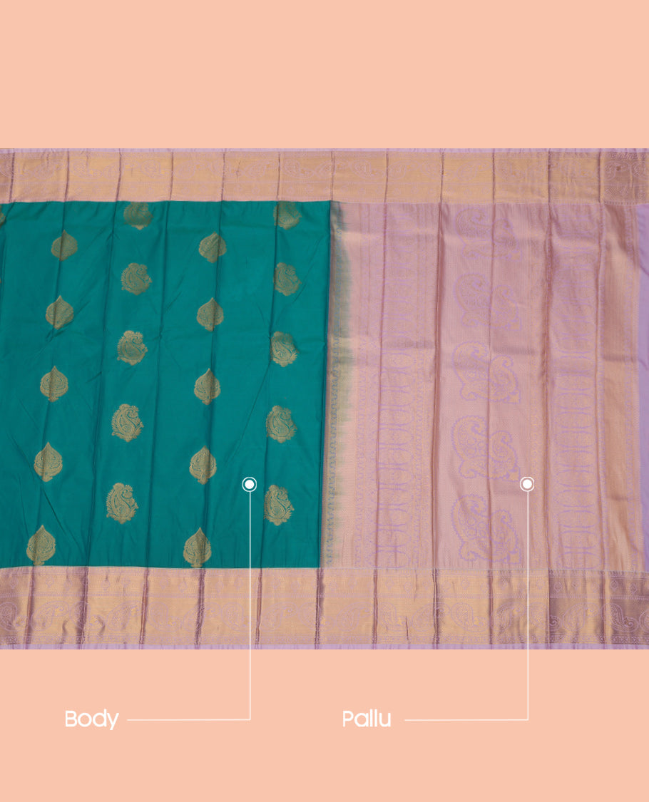 Blue Budget Silk Saree