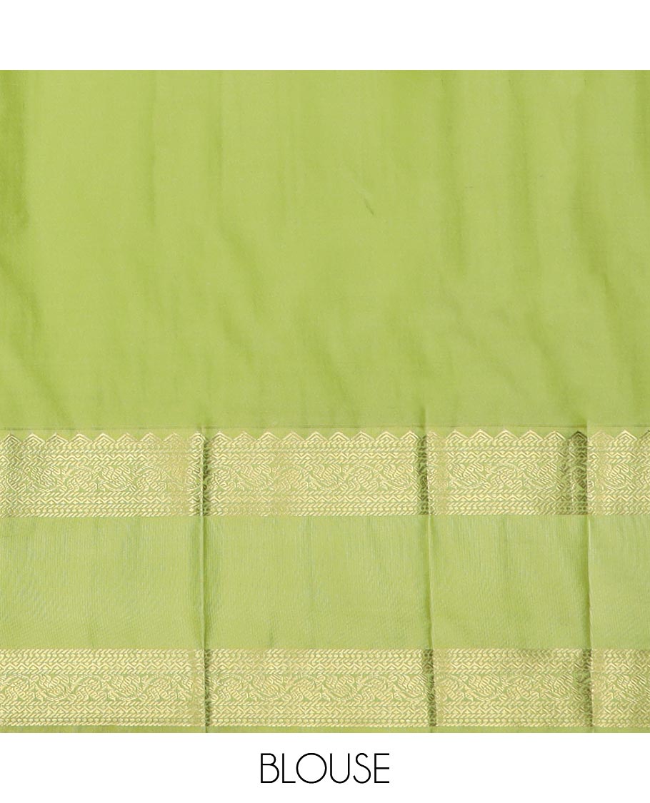 Maroon zari buttas and checked gift saree, contrast rettai pettu traditional zari design border, and jaal pallu