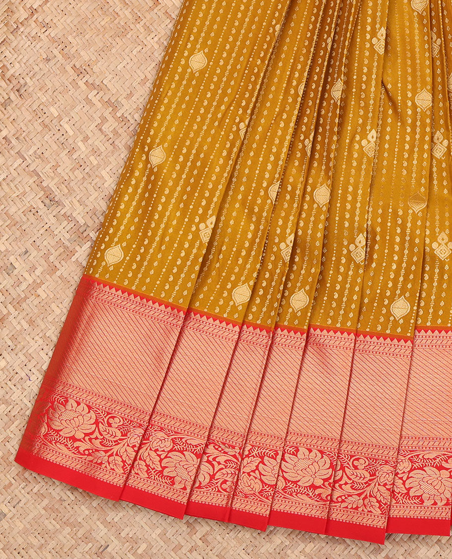 Mustard Budget Silk Saree