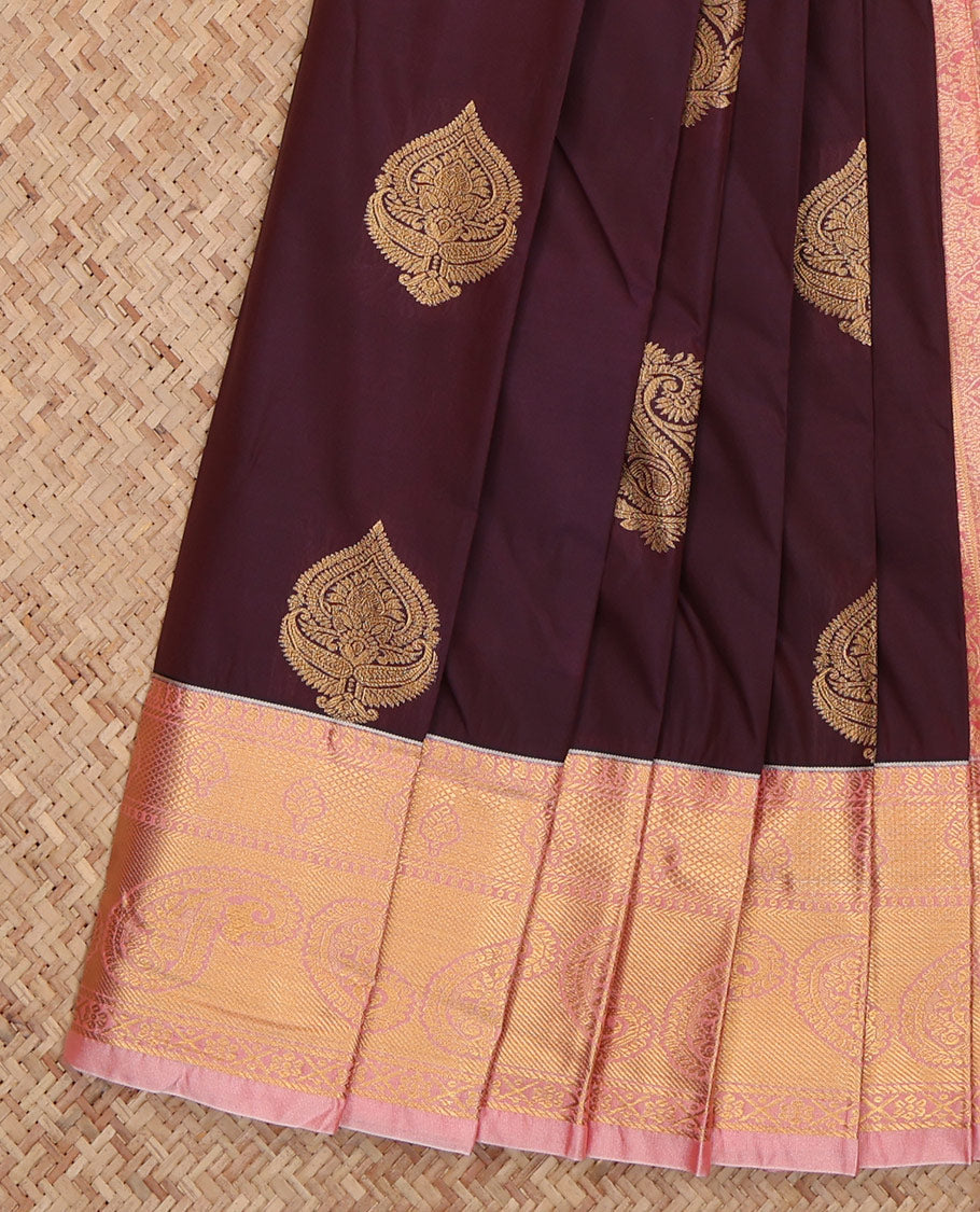 Brown Budget Silk Saree