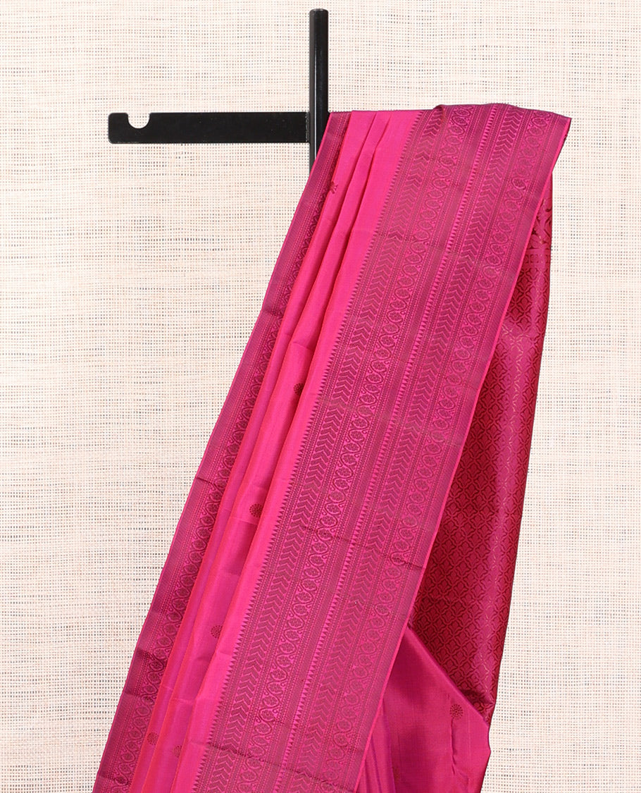 Pink Kanchipuram Silk Saree