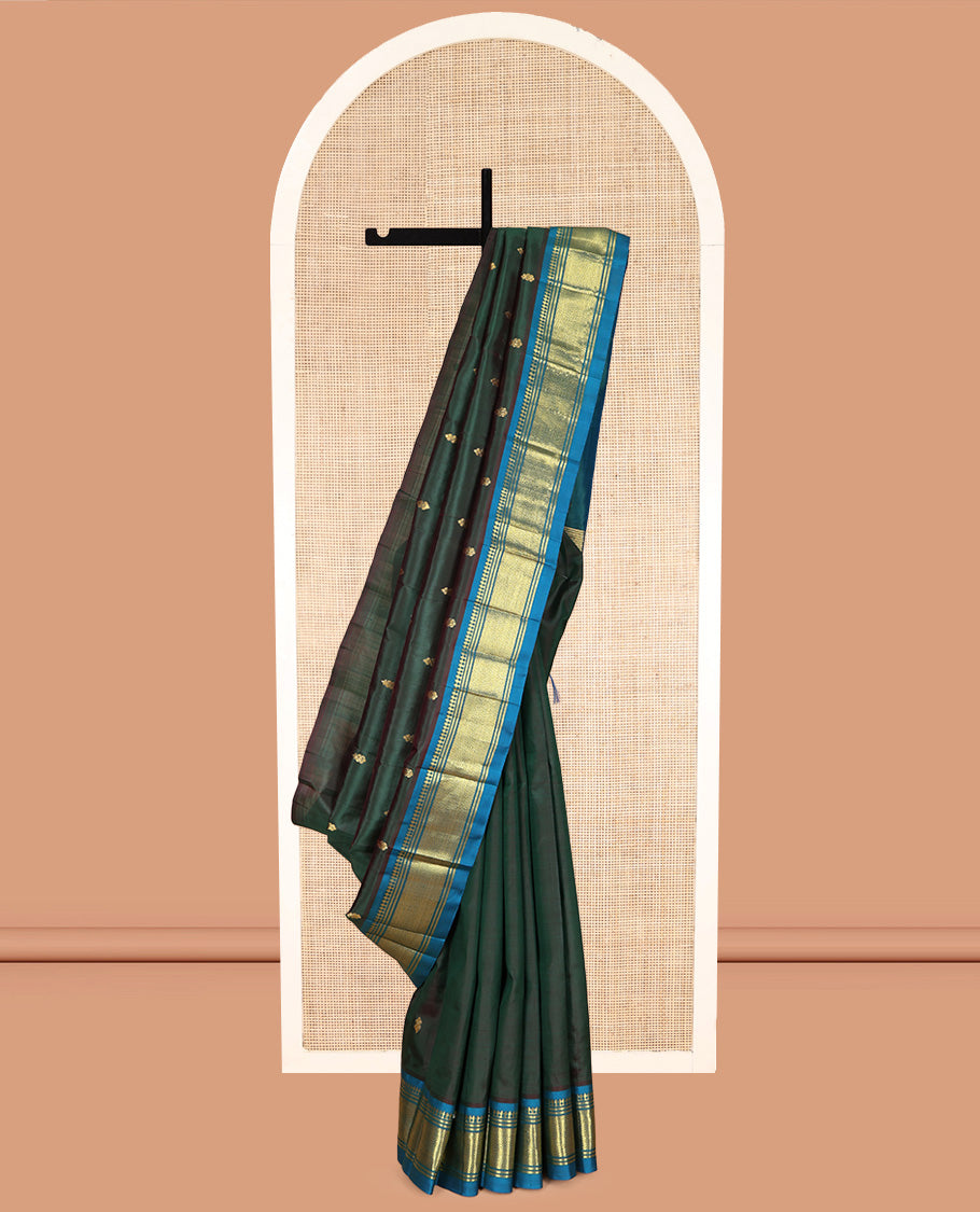 Green Kanchipuram Silk Saree
