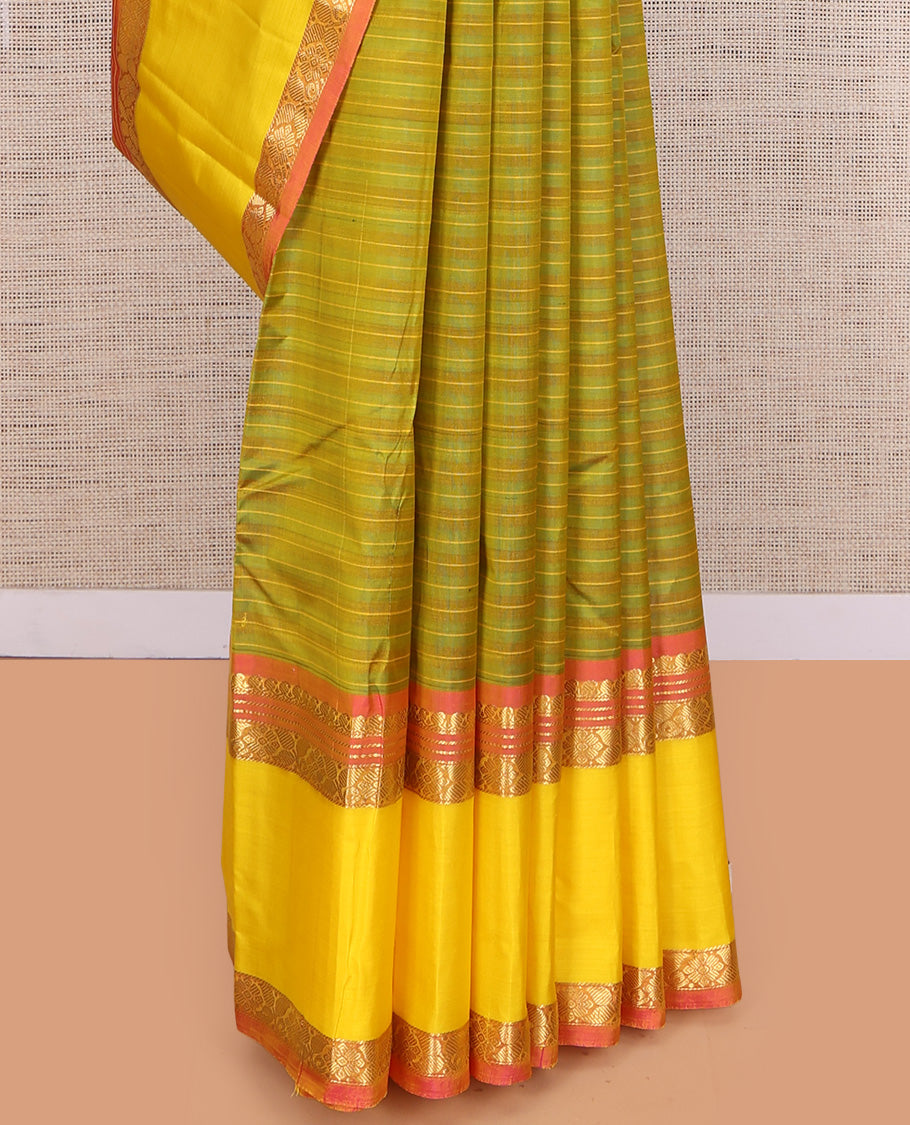 Green Kanchipuram Silk Saree