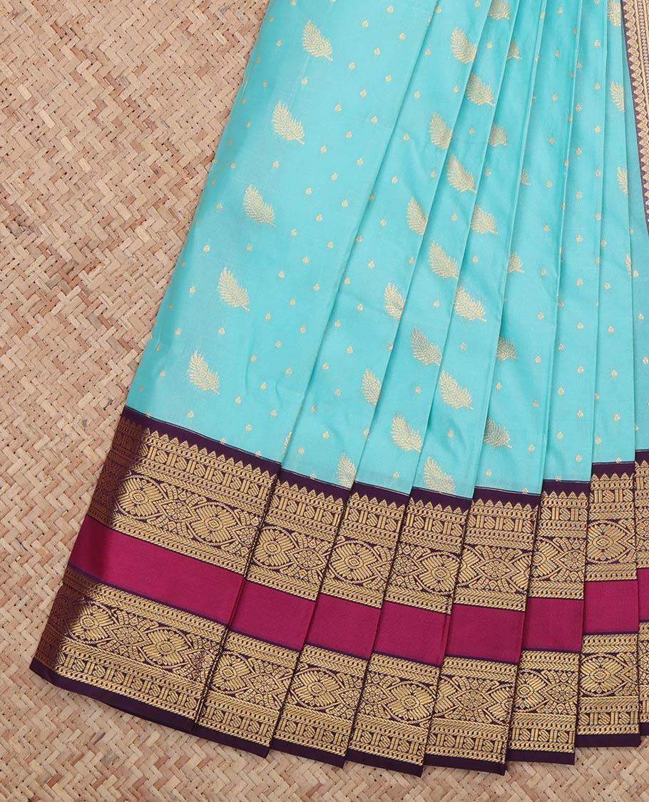 Blue Budget Silk Saree