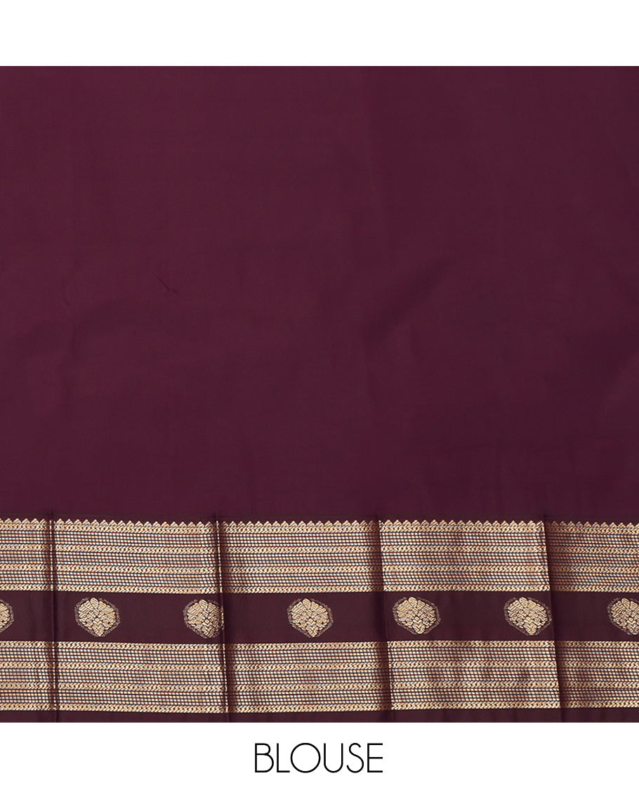 Turquoise Budget Silk Saree