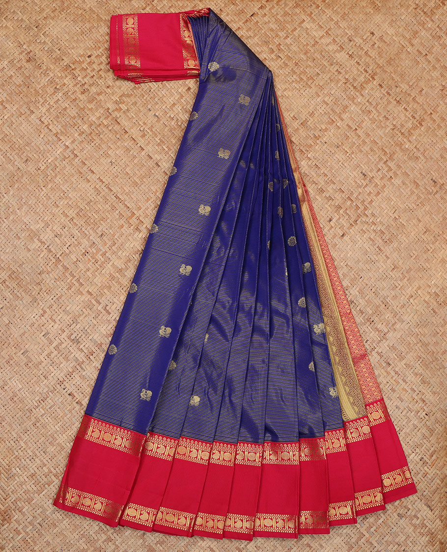 Blue Budget Silk Saree