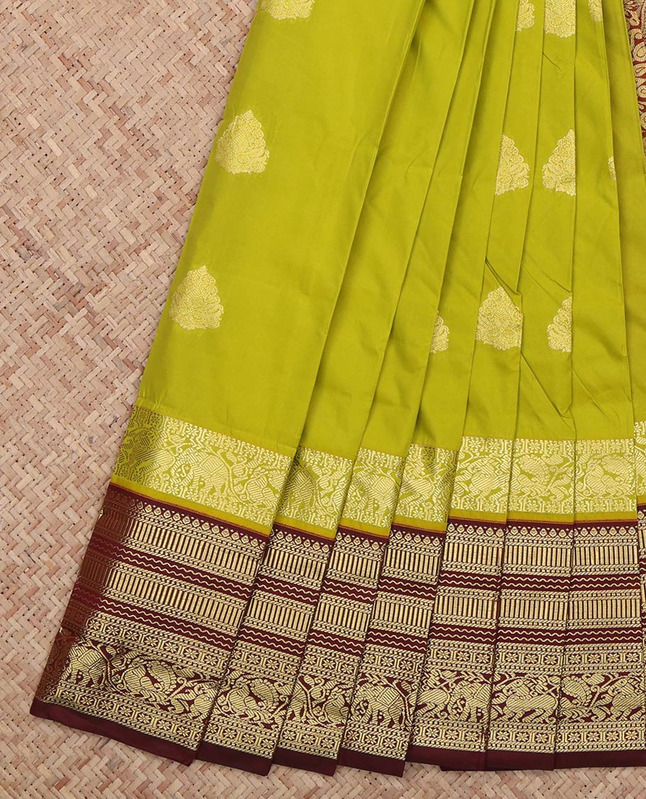 Green Budget Silk Saree