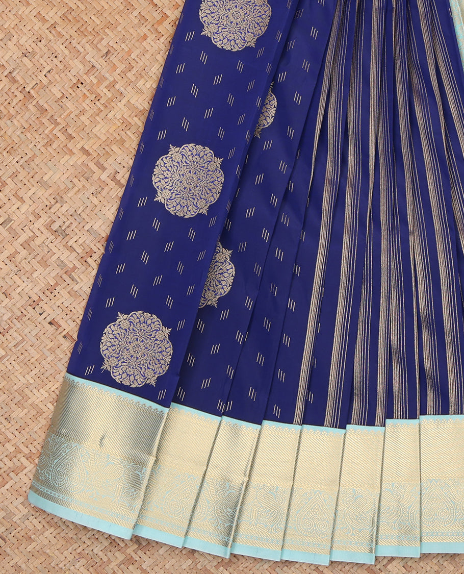 Blue Budget Silk Saree